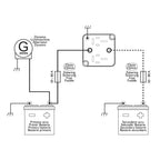 BSR Batterie Trennrelais 12V 140 Ampere