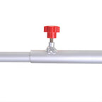 Flachplanenbügel Aluminium verstellbar 132-204cm für Anhänger