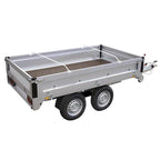 Flachplanenbügel Aluminium verstellbar 132-204cm für Anhänger