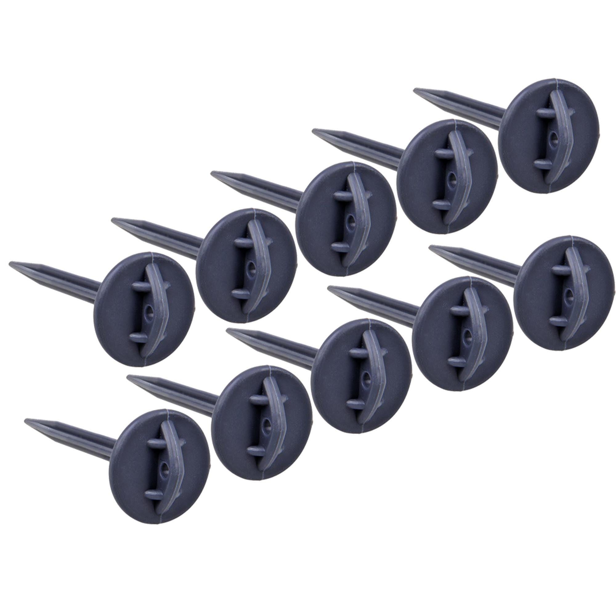 10x Heringe Kunststoff für Bodenplane 9cm CARTREND trailerteile.eu.
