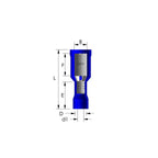 100x Rundsteckhülsen gelb 4-6mm² 300V TheDrive trailerteile.eu.
