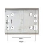 Schwerlast Stützrad 500kg XL-Länge 220x60mm mit Flansch