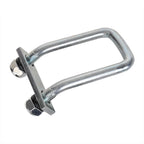 U-Bügel "lange Ausführung" 150° abgewinkelt mit Platte und Muttern 800daN