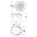 13-polige Anhänger Steckdose Kunststoff 12V
