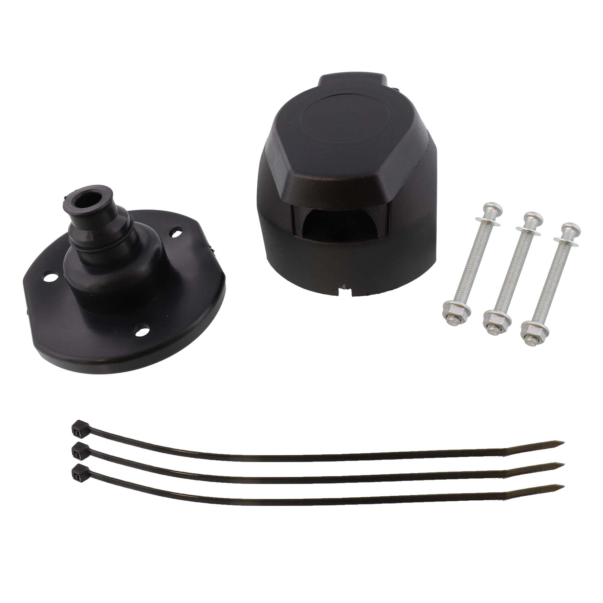 13-poliges Anhänger-Steckdosen Set Kunststoff 12V mit NSL-Abschaltung