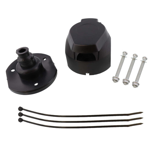 13-poliges Anhänger-Steckdosen Set Kunststoff 12V mit NSL-Abschaltung