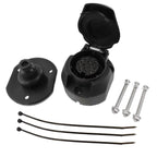 13-poliges Anhänger-Steckdosen Set Kunststoff 12V mit NSL-Abschaltung