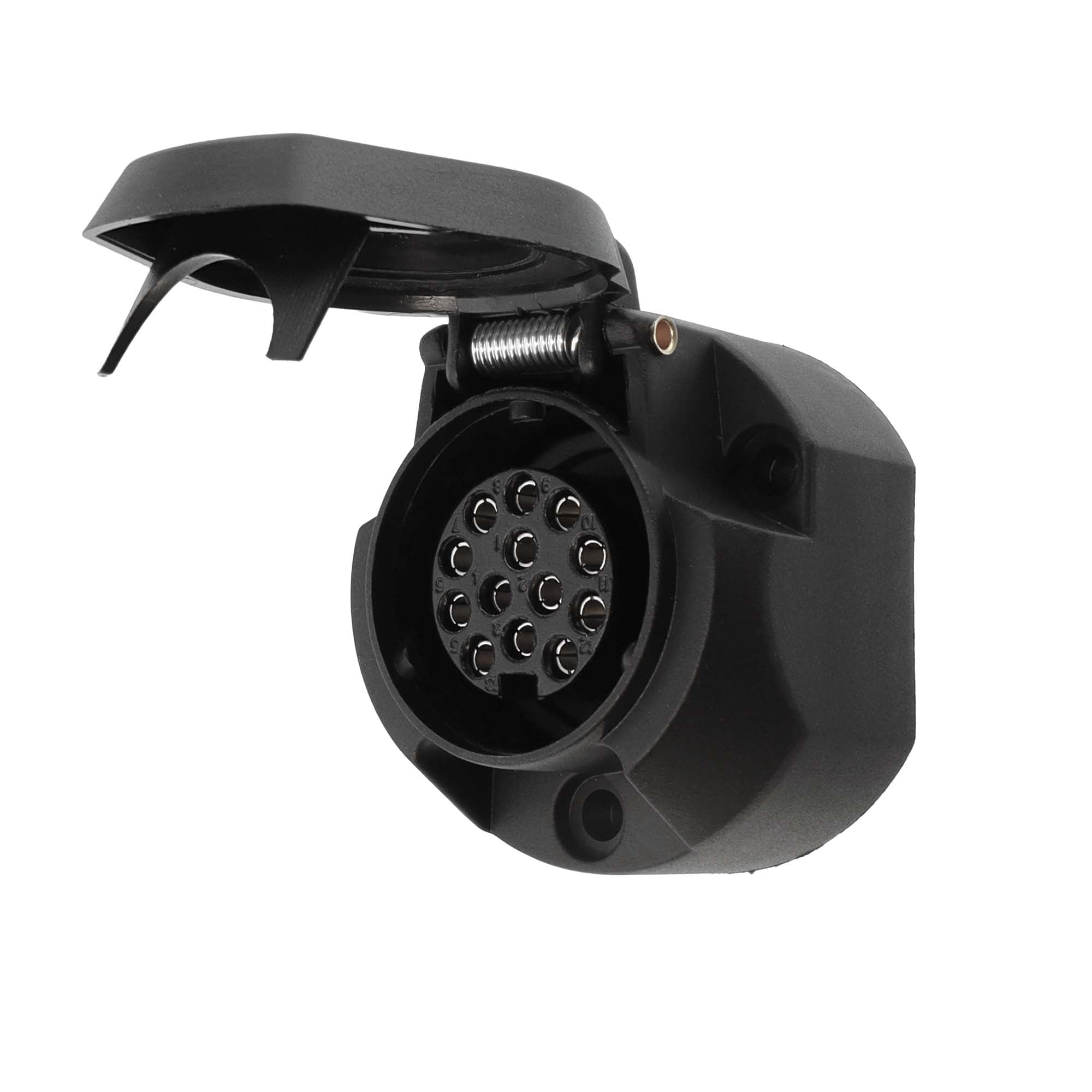 13-poliges Anhänger-Steckdosen Set Kunststoff 12V mit NSL-Abschaltung