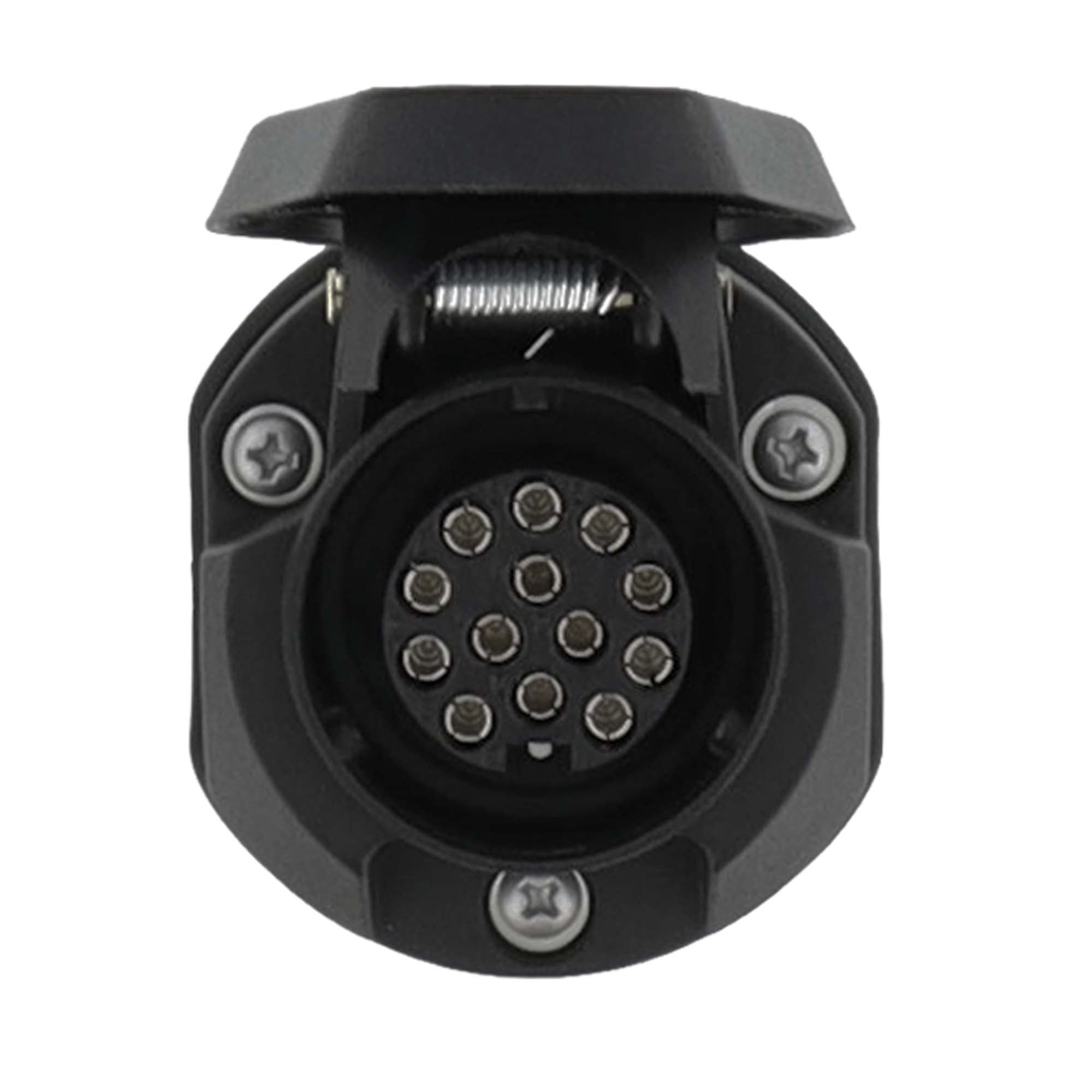 13-poliges Anhänger-Steckdosen Set Kunststoff 12V mit NSL-Abschaltung