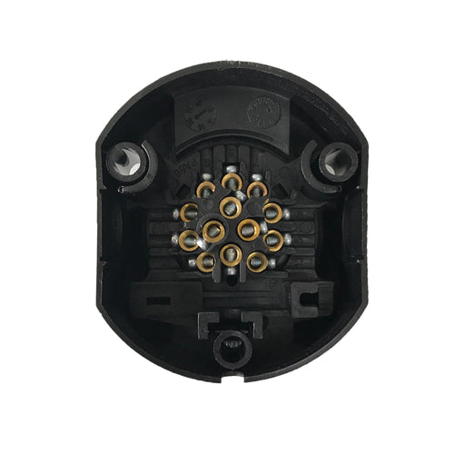 13-polige Anhänger Steckdose mit Schrauben und Dichtung