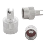 Ventilkappe Metall, mit Ausdreher