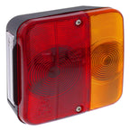 Rückleuchte 3-Funktionen 101mm x 90mm