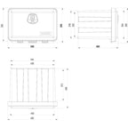 Werkzeugkasten Just 41,5L / 40,0x50,0x35,0cm