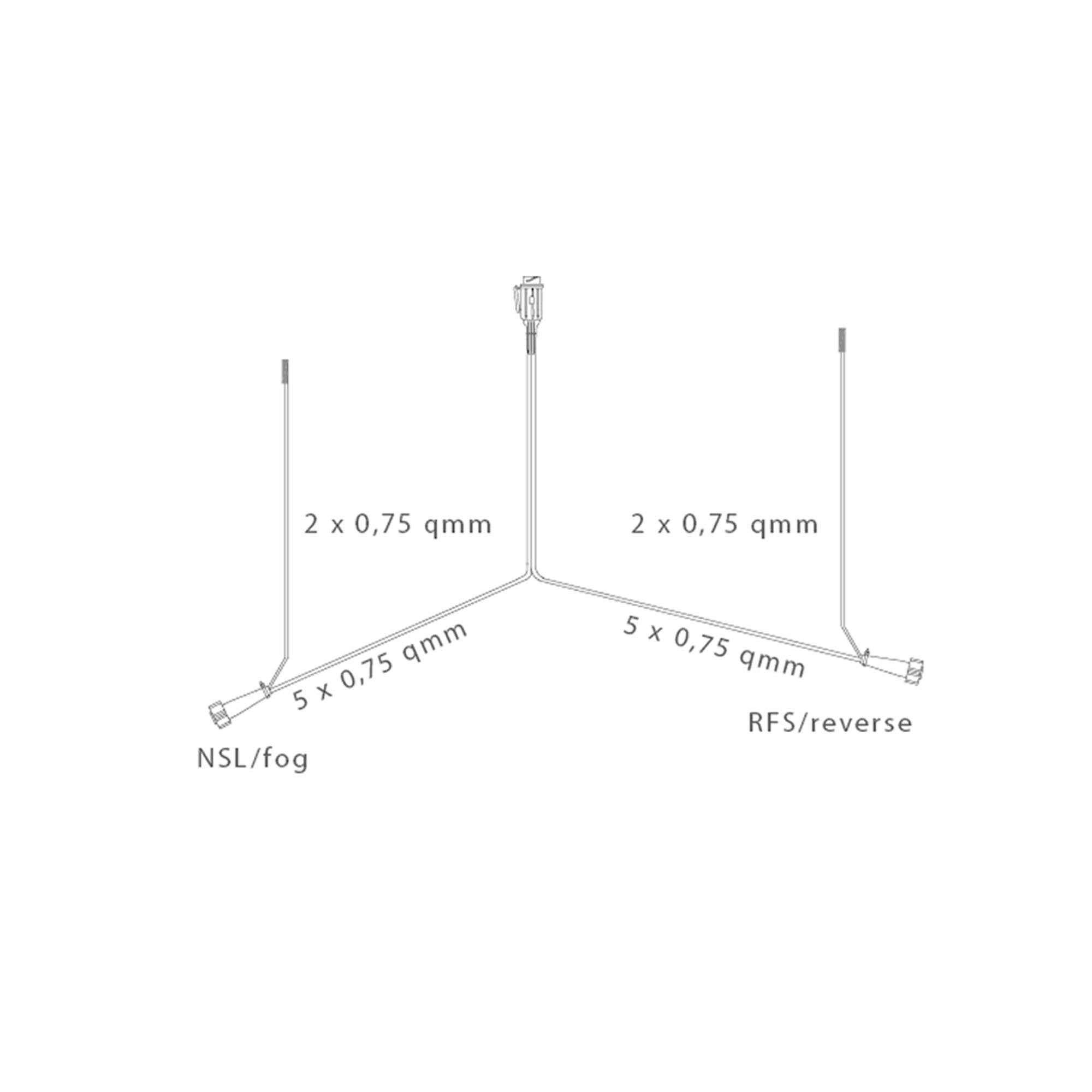 Aspöck Anschlusskabel 10m 13-polig mit DC-Abg. 8m