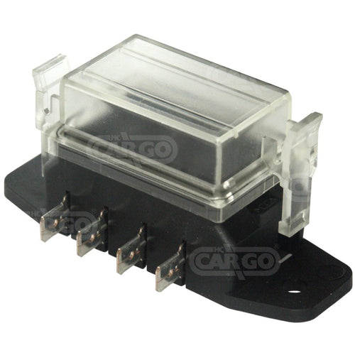 4-Fach ATO / ATC Sicherungshalter mit Deckel MTA trailerteile.eu.