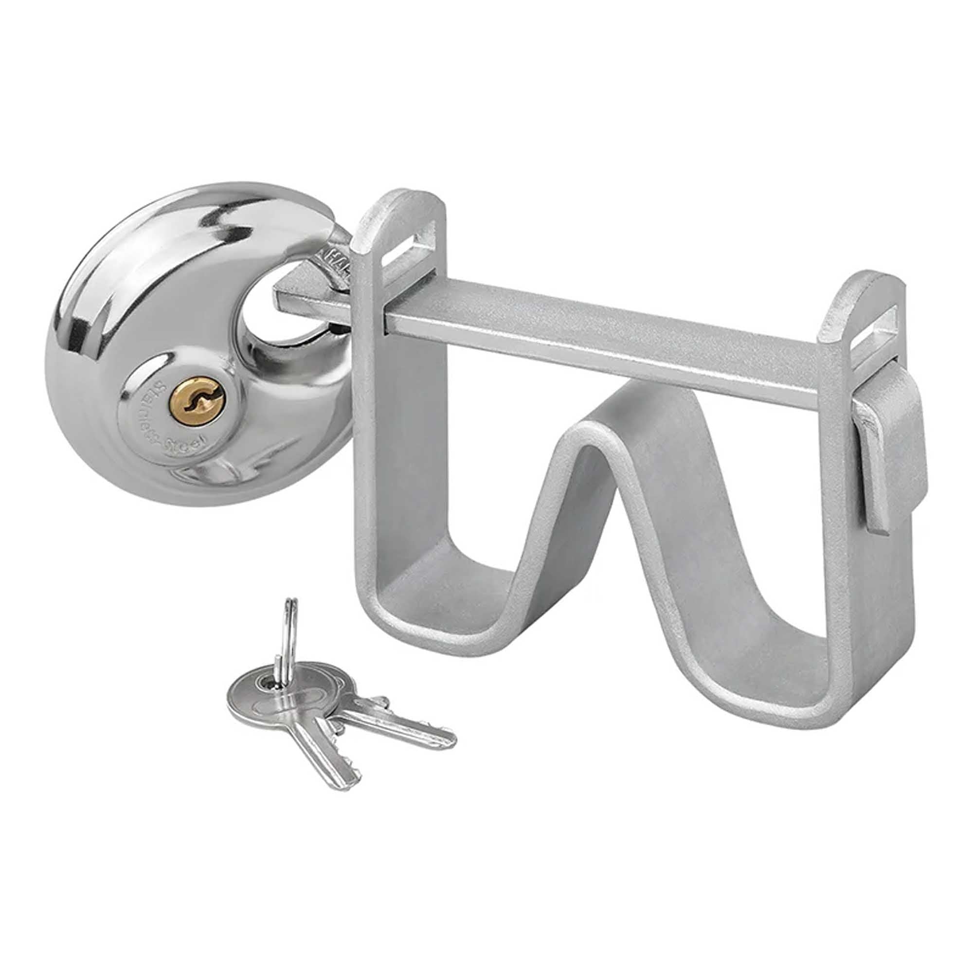 Anhänger Diebstahlsicherung Bügelsicherung mit Vorhangschloss