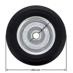 Ersatzrad 200x50mm für Anhänger Stützrad 150kg