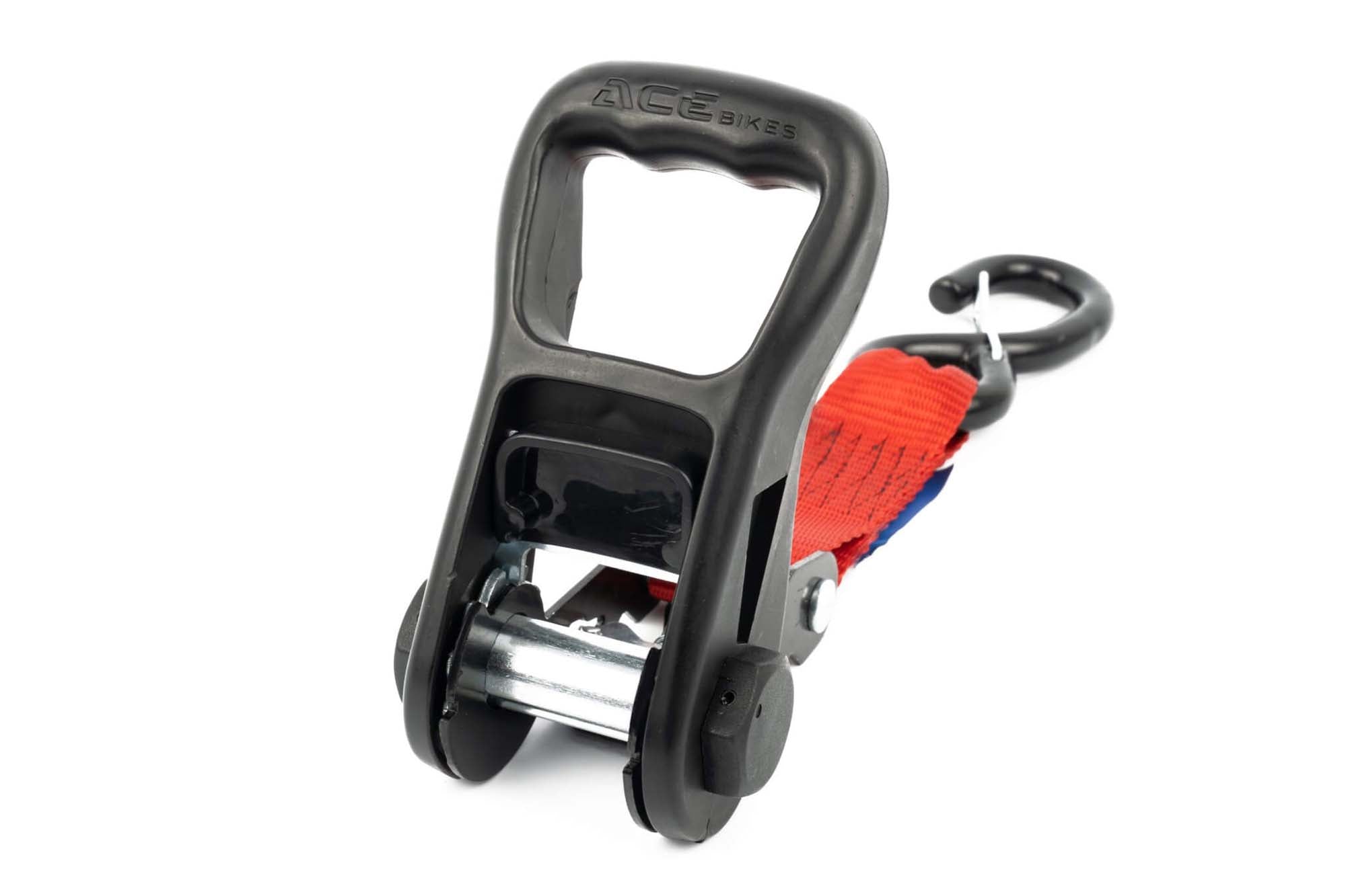 Acebikes Ratchet Premium Deluxe Motorrad Zurrgurtsatz mit Ratsche 900daN L:197cm B:35mm