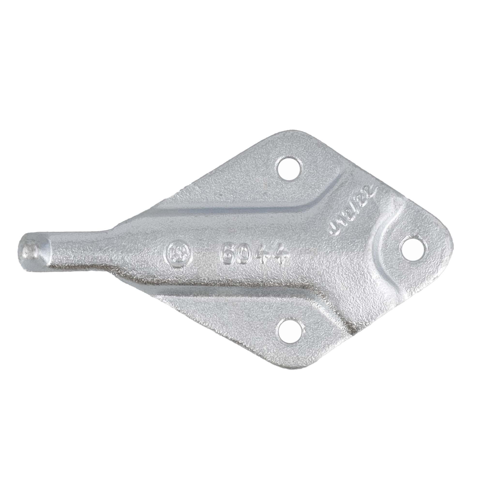 2x Exzenterverschluss 6043 verstellbar mit Gegenhalter 6044, Stahl verzinkt, zum Anschrauben