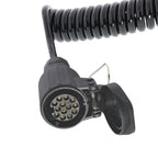 Anhänger Spiral-Verlängerungskabel Stecker/Dose 13-polig mit 13-adrigen Kabel