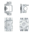 Klemmhalter Ø 48mm für Stützräder drehbar