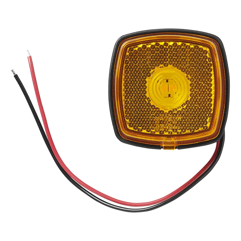 Seitenmarkierungsleuchte 12-24V Gelb 61 x 61 mm LED