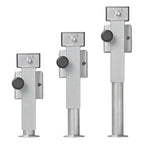 Ausdrehstütze 60x60mm klappbar 360-595mm FH 85 mm 1300kg mit Schraubensatz