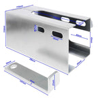 Kastenschloss für Anhänger Diebstahlsicherung mit Riegel und Schloss