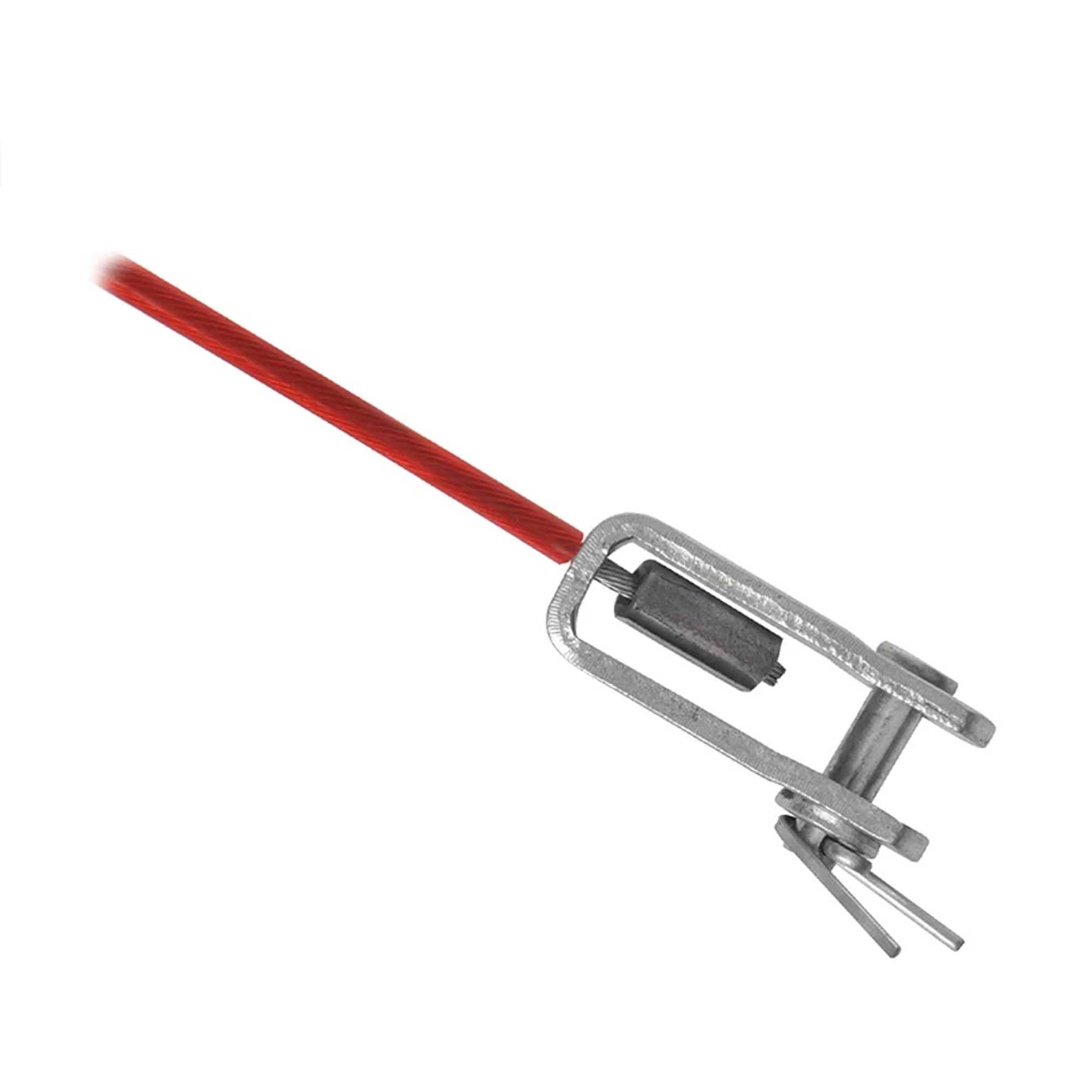 Abreißseil für Anhänger 1000mm mit Gabelkopf