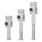 Ausdrehstütze 60x60mm klappbar 410-655mm FH 85 mm 1300kg mit Schraubensatz