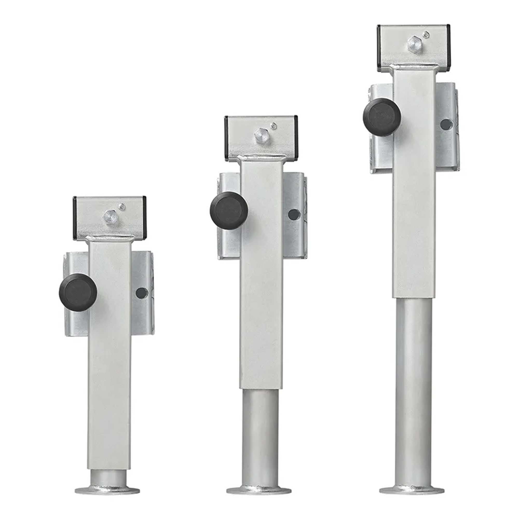 Ausdrehstütze 60x60mm klappbar 410-655mm FH 85 mm 1300kg mit Schraubensatz