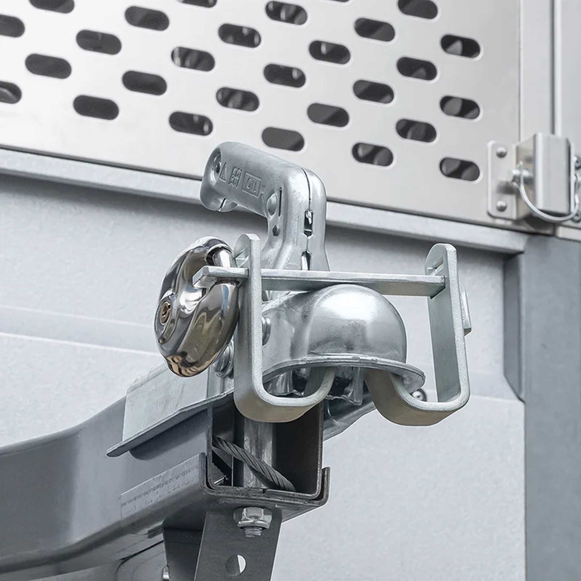 Anhänger Diebstahlsicherung Bügelsicherung mit Vorhangschloss