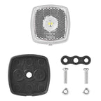 Positionsleuchte 12-24V Weiß 61 x 61 mm LED