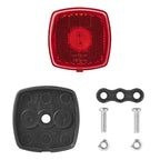 Positionsleuchte 12-24V Rot 61 x 61 mm LED