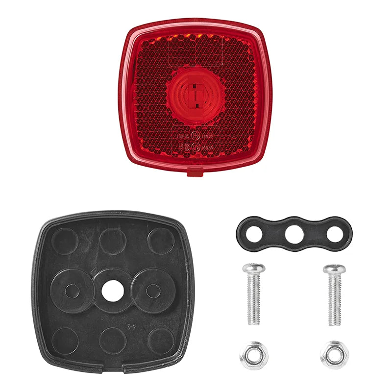 Positionsleuchte 12-24V Rot 61 x 61 mm LED