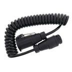 Anhänger Spiral-Verlängerungskabel Stecker/Dose 13-polig mit 13-adrigen Kabel