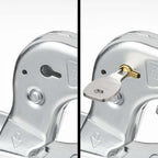 Steckschloss für Kugelkupplungen + 2 Schlüssel