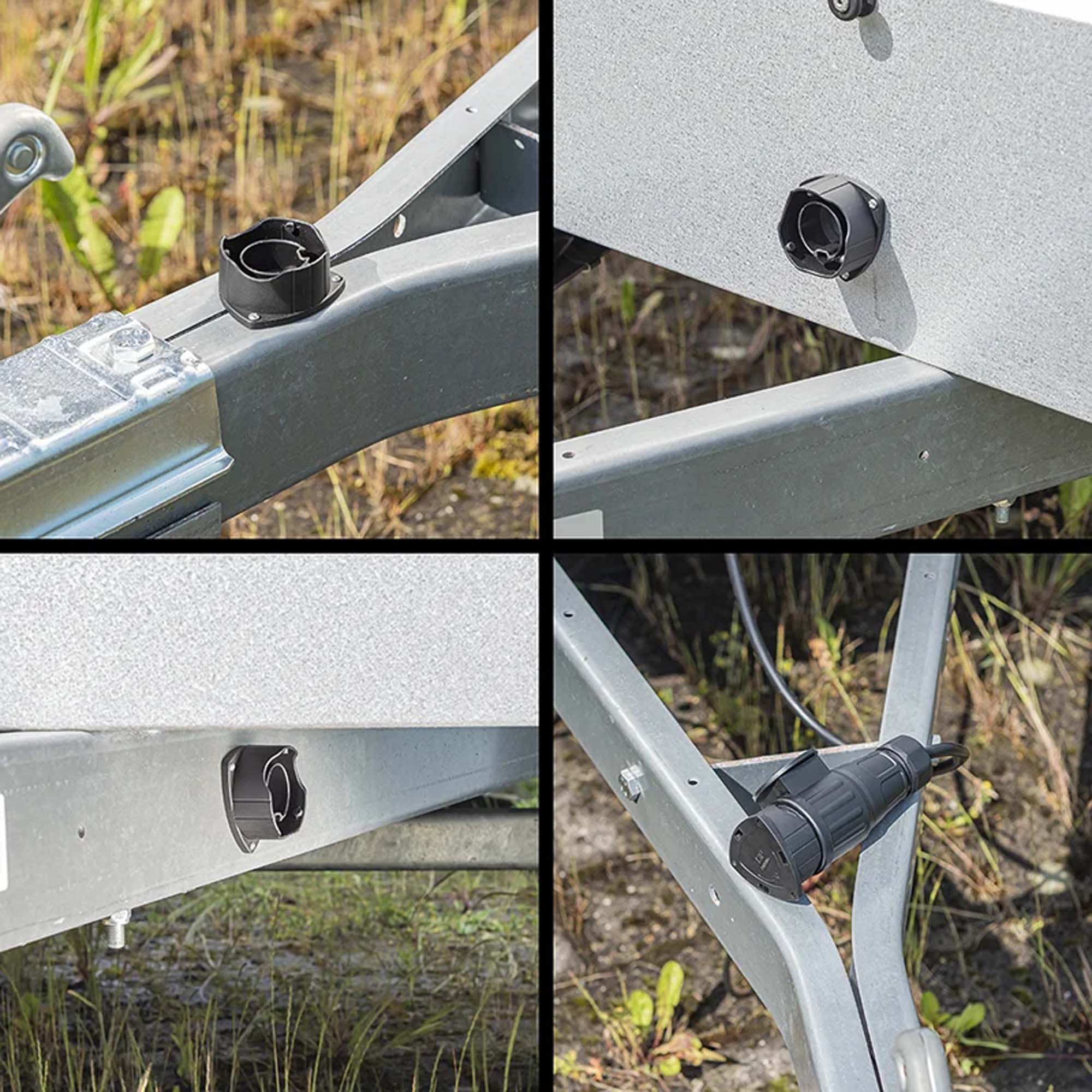 Steckerschutzkappe/Steckerhalter für 13 polige Stecker Kunststoff