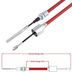 Bremsseil passend für AL-KO-Radbremse mit 26mm Glocke u. M8 Gewinde Longlife (Länge wählbar)