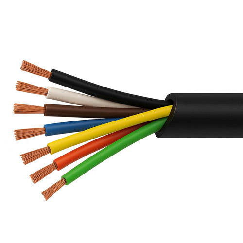 7x1,5mm² Fahrzeugleitung 7-adrig KFZ-Kabel Meterware TheDrive trailerteile.eu.