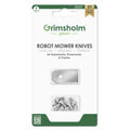 9x Edelstahl Messer passend für Greenworks, Powerworks & Cramer Grimsholm trailerteile.eu.