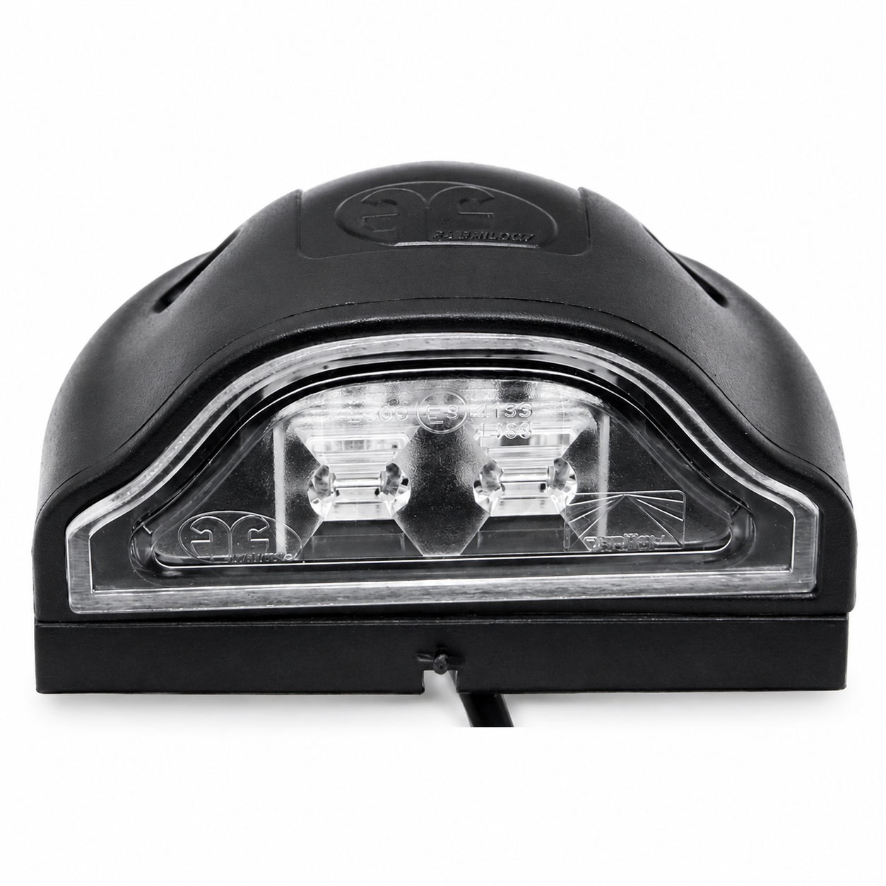 Kennzeichenleuchte Regpoint LED 12V DC mit 800 mm DC- Flachleitung ASPÖCK trailerteile.eu.