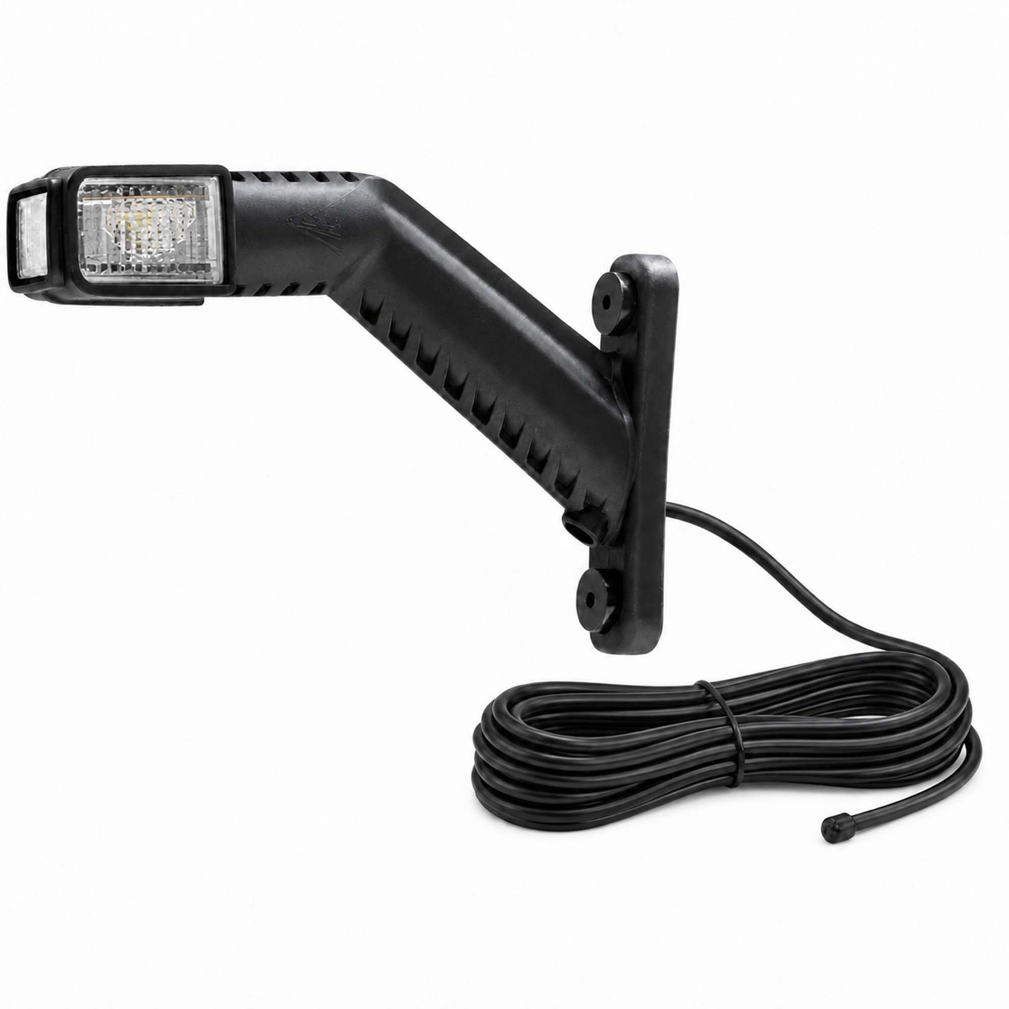 Superpoint IV LED Umrissleuchte links rot/weiß/orange 12/24V mit 1m DC-Kabel ASPÖCK trailerteile.eu.