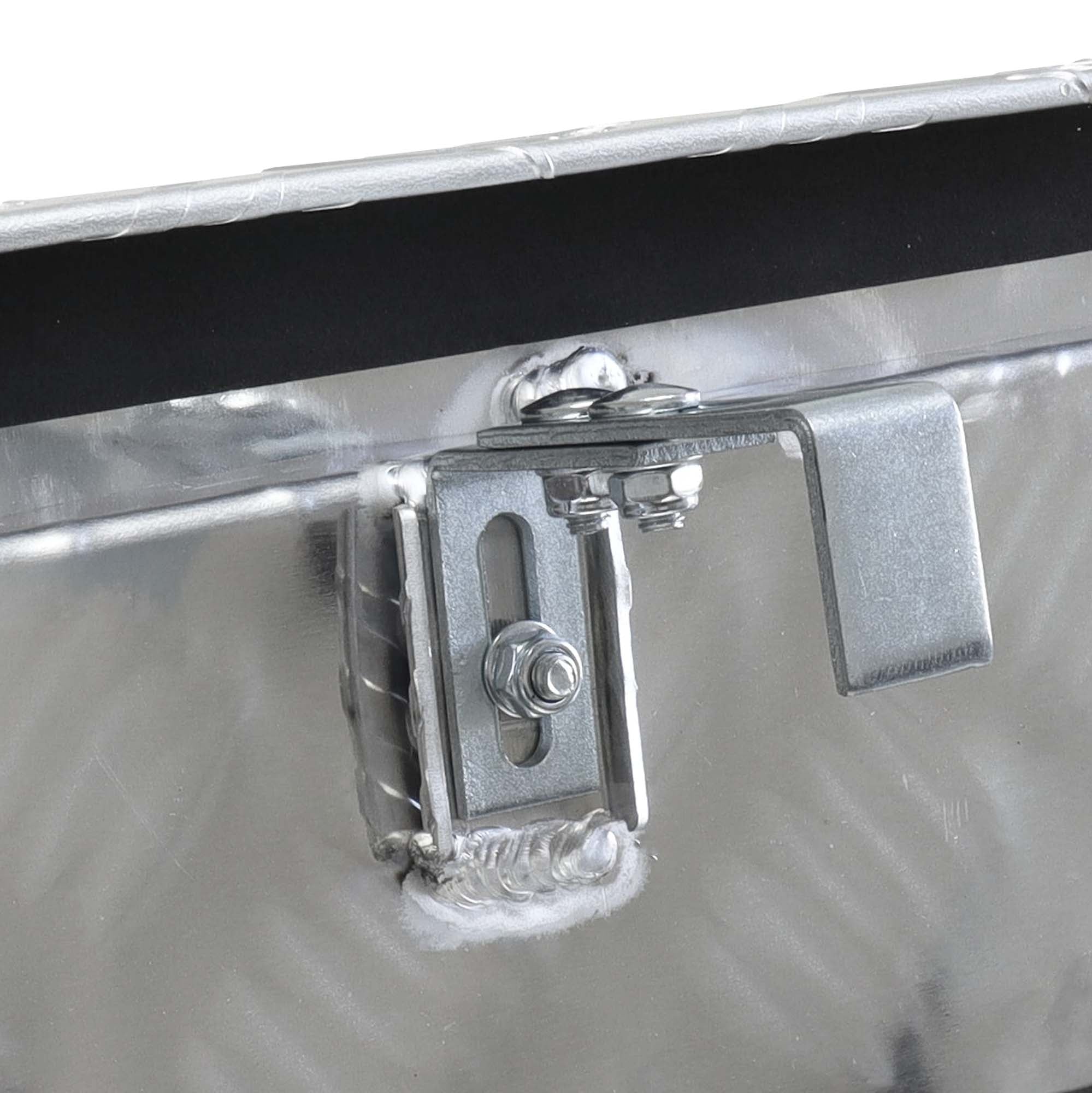 Deichselbox Werkzeugbox Staubox 950x320x190mm Alu Riffelblech