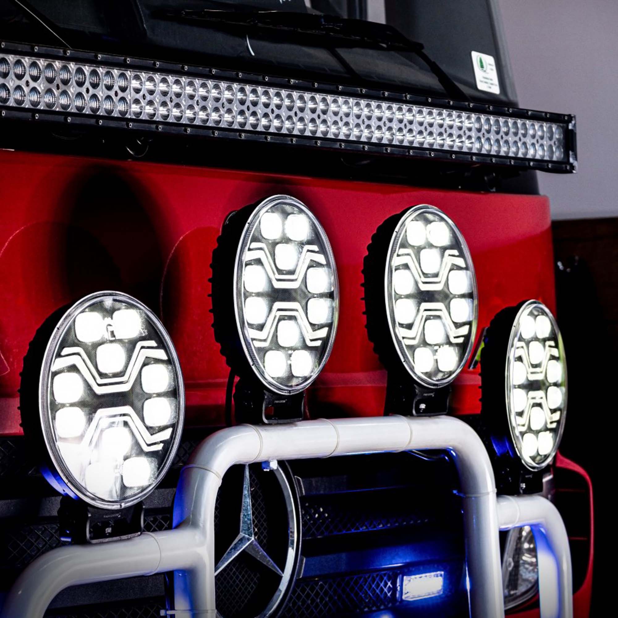 80W LED Zusatzscheinwerfer X-SPIDER TOXIC 12 - 24W KAMAR trailerteile.eu.
