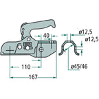 Winterhoff WW220RA Zugmaul 2200kg ehemals ALBE EM220RA