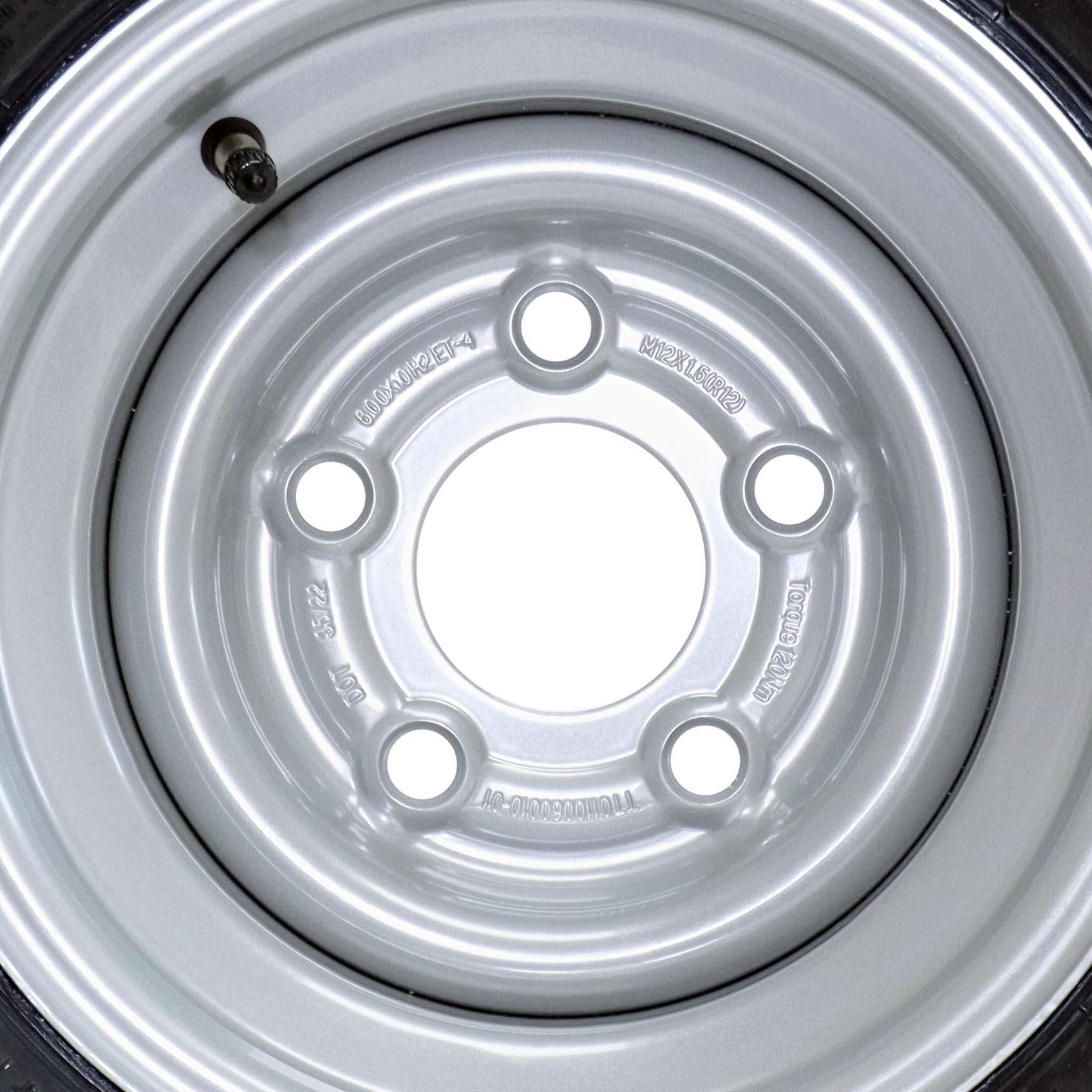 Komplettrad 195/55 R10C 98/96N M+S auf 6Jx10H2 Felge 5x112 ET-4