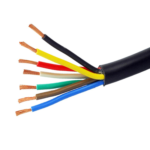 7x1,0mm² Fahrzeugleitung 7-adrig KFZ-Kabel Meterware TheDrive trailerteile.eu.