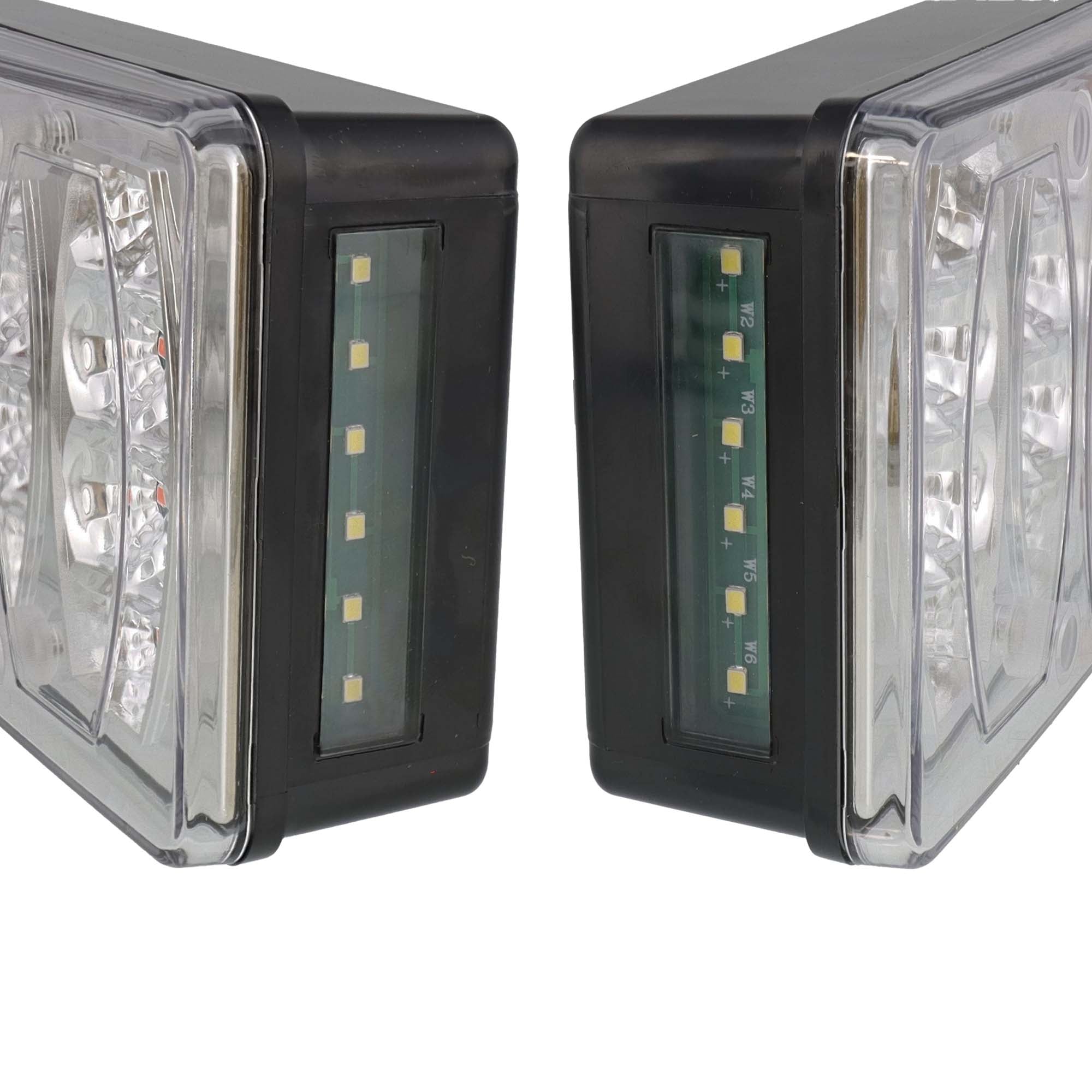 LED Rückleuchtensatz passend für 13-pol. 5,5m mit Abzweiger 2x3m