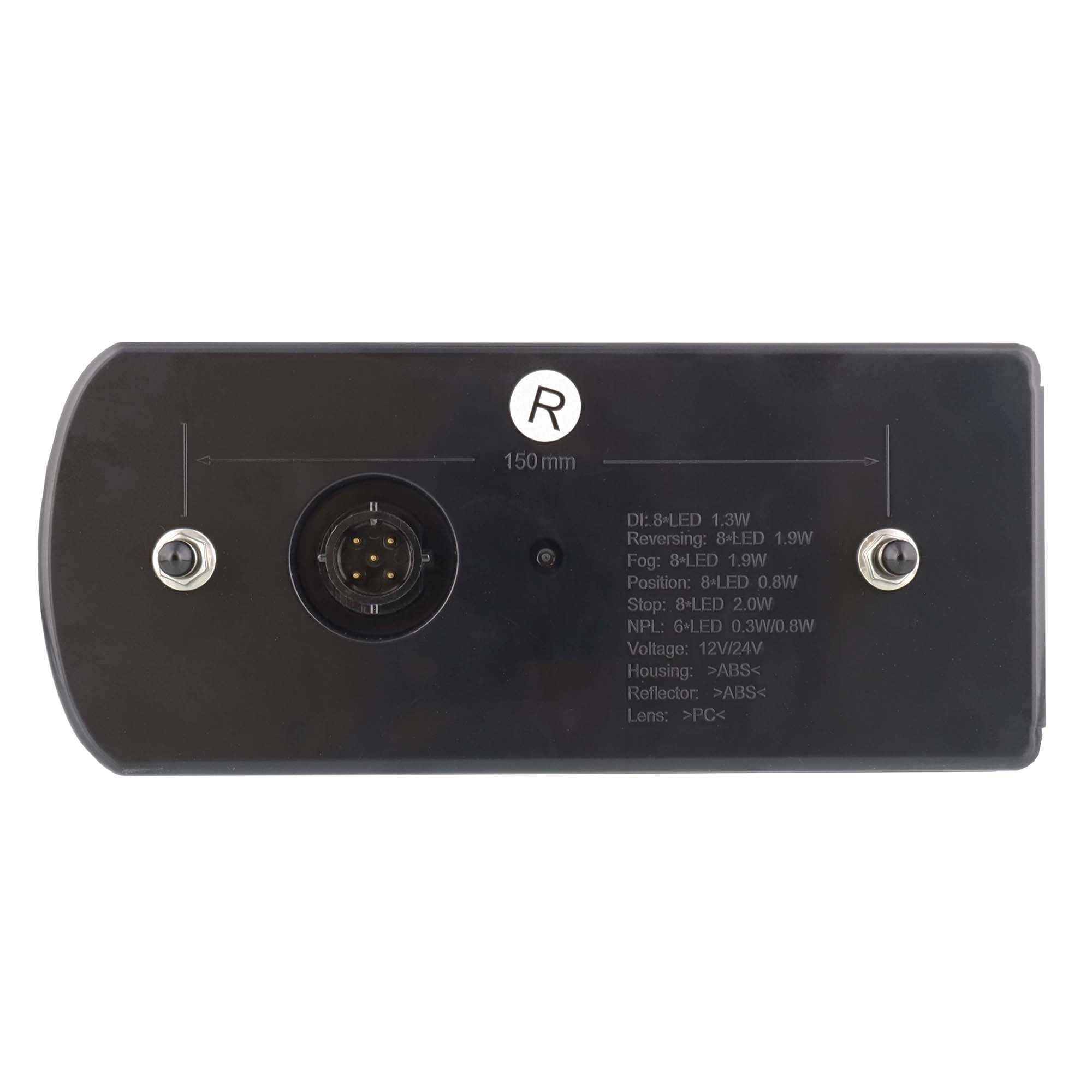 LED Rückleuchtensatz passend für 13-pol. 5,5m mit Abzweiger 2x3m